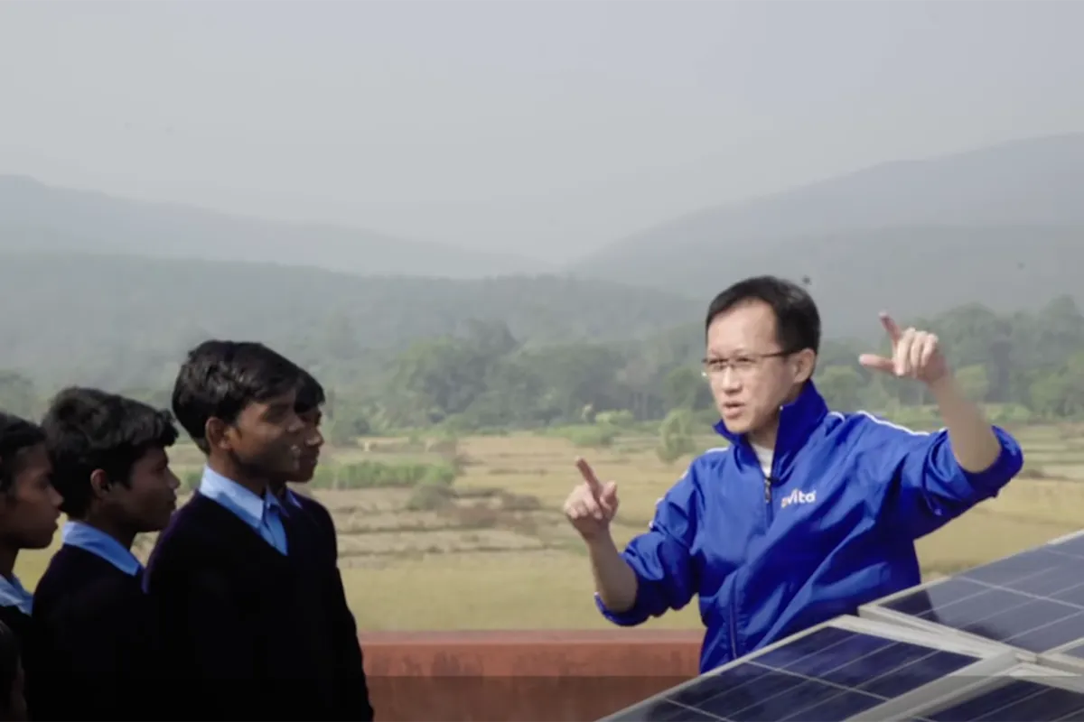 Alvin Yong at the Tribal School Project in Jharkhand, India